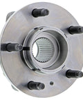 Single front wheel hub and bearing assembly with ABS sensor, sealed ball bearing, pre-greased OE-style for cars and light trucks