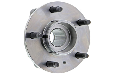 Single front wheel hub and bearing assembly with ABS sensor, sealed ball bearing, pre-greased OE-style for cars and light trucks