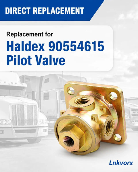 Heavy Duty 3 Way Pilot Valve For Air Ride Suspension Straight Bolt On Boss With Eighth And Quarter Npt Ports Built Damn Tough For Smoother Rig Operation And No Sweat Maintenance