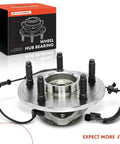 Front Wheel Bearing And Hub Assembly With ABS For Dodge Ram 1500 2006 2007 2008 2009 Four Wheel ABS And Five Stud Wheel 5 Lug Compatible