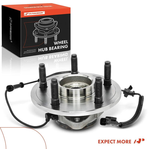 Front Wheel Bearing And Hub Assembly With ABS For Dodge Ram 1500 2006 2007 2008 2009 Four Wheel ABS And Five Stud Wheel 5 Lug Compatible