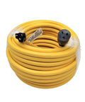 Heavy Duty NEMA 6-20 Extension Cord 20A 250V 100 Feet From 6-20P To 6-20R With 6-15R T Blade Adapter, 10 AWG Copper