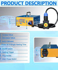 Induction Heater PDR Tool For Car Dent Removal Hot Box With Digital Display DIY 1380W 110V-120V, front and side view details