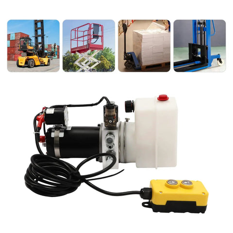 Heavy Duty Electric Hydraulic Pump With Remote Control Rock Solid 1.5 Liter DC 12V Power Unit For Dump Trailers And Truck Beds Built Dang Tough And Always Ready To Roll
