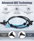 Rear Left Abs Wheel Speed Sensor Direct Replacement For Anti Lock Brake System Oem 3630050U2010 No Sweat Install shown with features
