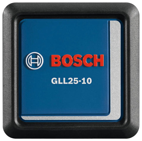 Self Leveling Cross Line Laser With Bright Two Lines Up To 30 Feet Delivers Plumb And Level On Point Compact Bosch GLL25-10 Label