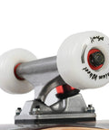 Close-up of 31x8 Inch Complete Skateboard For Beginners And All Ages Dope 52mm 95A Wheels With ABEC-9 Bearings