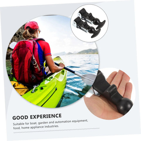 Flexible T Handle Draw Latches 10 Pack For Tool Boxes Coolers Boats Trailers And Outdoor Gear shown with outdoor kayak use