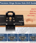 Concealed Cabinet Hinge Jig With Quick Clamp And Dust Vacuum Adapter, 35mm Door Hinge Locator For Woodworking And Cabinet Mounting