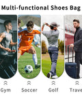 Multi-functional shoes bag for gym, soccer, golf, travel with Smell Proof Cleat Bag With Odor Absorbing Tech Water Resistant