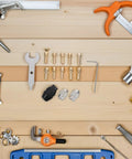 Miniature Drill Chuck Collet Set With Ten Copper Core Collets And Two Wrenches for Precision Grinding Machines and Rotary Tools displayed with tools