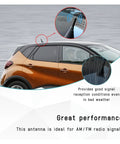 Short Aluminum Car Antenna Replacement Kit For AM FM Radio Carbon Fiber Mast With Screws Roof Mount Weatherproof Black Antenna on SUV
