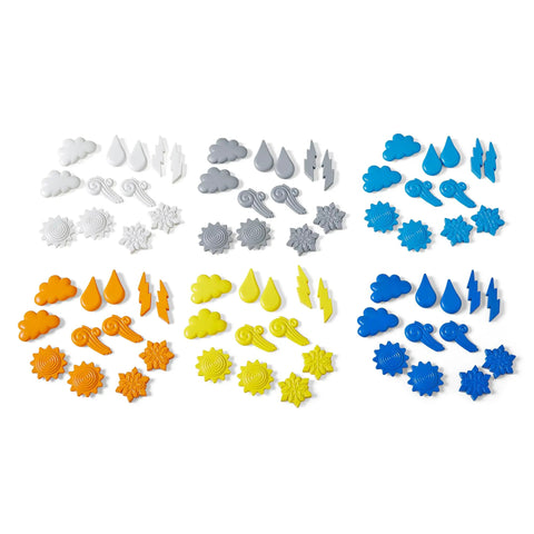 Weather Counters For Kids Set A Fun Hands On Counting Manipulatives For Math And Sorting Meteorology Learning Toys Montessori