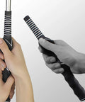 Hands holding 2 Pack Right Hand Golf Swing Training Grips For Beginners, ideal for kids and women for proper posture.