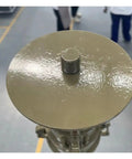 Top view of the adjustable lifting pole's base, showing the threaded connection for Heavy Duty Stainless Steel Telescopic Mast Three To Twenty Meter Adjustable Electric Manual Lifting Pole For Industrial Maintenance With Hella Durable Build And Zero Hassle Operation Built Tough To Crush Weight Without Breaking A Sweat On Site.