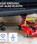 Pinch Weld Jack Pad With Two Depths X Grooves For Floor Jacks Heavy Duty Rubber Pad That Will Not Deform Your Car 3.9x3.9x1.8"