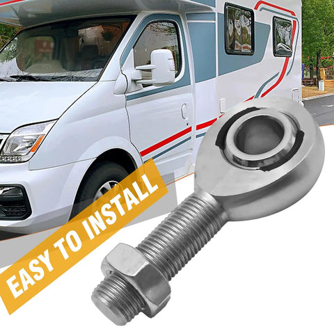 Heavy Duty Half Inch Heim Joints Rod End Kit With Jam Nuts Left And Right Hand Threads Precision Machined For Cars Motorcycles ATVs Boats Built Tough Corrosion Resistant Hard Chrome Coated For Smooth Movement on RV suspension