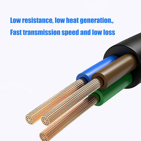 Tough Outdoor Solar Power Cable With Dual DC Connectors 8.0x2.0mm And 7.9x0.9mm For Secure Device Charging, Reliable Energy Transfer, And Protecting Sensitive Electronics During Outdoor Use. Cutaway copper wire cable