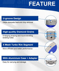 Features of Beefy Pro Grade Diamond Drill Core Bits Set With Milling Bit And 115mm Saw Blade For Porcelain Tile Marble Ceramic Granite