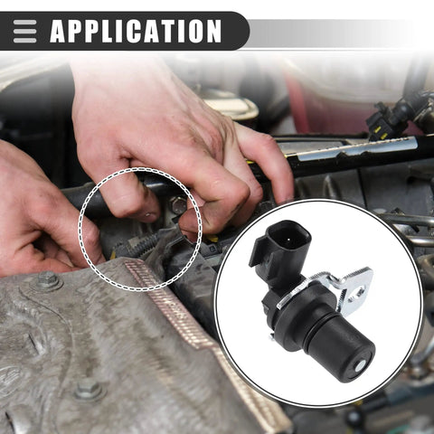 Installation of Heavy Duty Transmission Vehicle Speed Sensor Direct Fit For Ford F150, showing hand connecting the sensor.