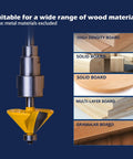 Carbide Router Bit Set Twenty Four Piece With One Quarter Inch Shank for woodworking DIYers and pros, suitable for wood types.