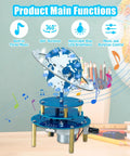 Hands On Soldering Practice Project Kit For DIY Globe And Planetary Motion Rotating Universe Model Electronic Kit With Music And Brightness