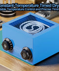Watch Dryer For Jewelry Repair And Parts, Electric Drying Machine With Adjustable Temperature And Timer, blue design