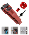Door Latch Mortise Kit For 1-3/8 And 1-3/4 Inch Doors, Precision Scoring And Chiseling Tool Set For Clean, Pro-Grade Installations