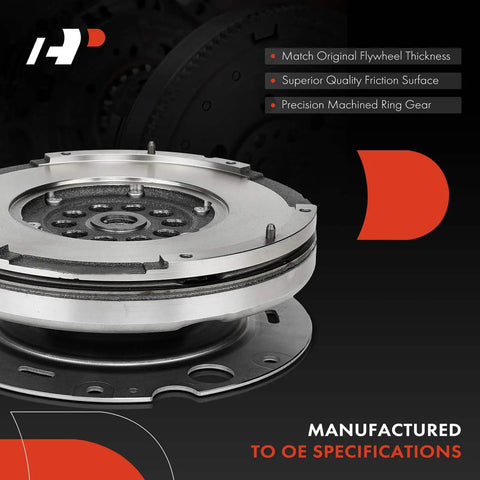 High Grade Dual Mass Flywheel Fits Audi A4 A5 Q5 2008 2017 showing precision machined surface and ring gear.