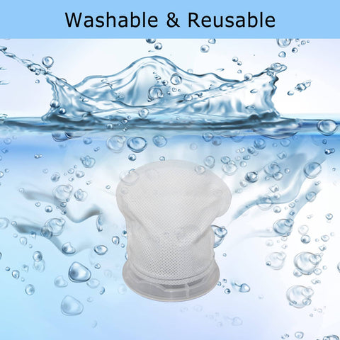 3204E Filter Replacement for Bissell FeatherWeight 3106 Series Vacuums displayed with water droplets