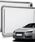 Two Piece Stainless Steel Oil Drip Pan Set For Cars And Motorcycles, Large 23.6 By 15.8 Inch Automotive Oil Change Pan
