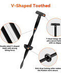V Shaped Nylon Cable Tie Buckles Pack For Cars And Home Use Tough As Nails Heavy Duty Zip Ties Clips 100 Lbs Load