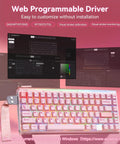 Web programmable driver interface for Sick Speed Wireless Gaming Keyboard With Seventy Five Percent Layout And Lightning Fast Rapid Trigger Switches Featuring Eight Thousand Hertz Polling Rate Zero Lag Response And Smooth Magnetic Axis Actions In Classic Black.