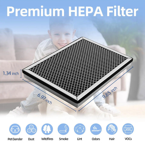 Four Pack Replacement Filters For MA 25 Air Purifier Series S1 W1 B1 With 3 In 1 Activated Carbon Filtration Delivers Cleaner Air
