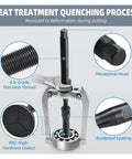 16 Piece Inner Bearing Puller Set for auto wheel bearings highlighting hexagonal head, precision thread, and rustproof coating.