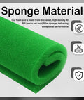 Custom Cut Air Filter Foam 16.7 by 14.76 by 0.625 Inches Reusable 40 PPI Sponge Filter Material Rugged Washable