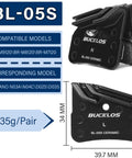 BL 05S Ceramic Bike Brake Pads For Disc Brakes Compatible With Shimano N03A N04C D02S D03S And BR M9120 M8120 M7120, side view