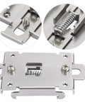 Four Pack 35MM DIN Rail Mounting Clip For Solid State Relay Mounting Rack In Stainless Steel With Screws Chinese Standard Easy Install Ideal SSR Mounting Kit For Single Phase Projects And Industrial Panels