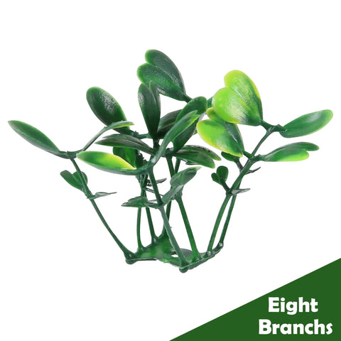 Close-up of eight branches on a Thick Fake Boxwood Panels 12 Pack 20 By 20 Inches Privacy Hedge Screens For Outdoor And Indoor Use