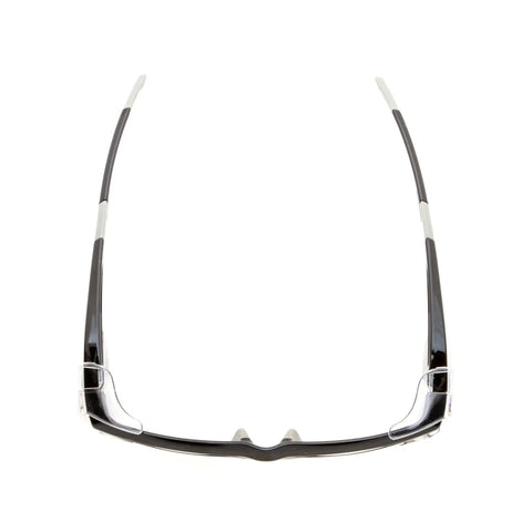 Top view of Leaded Radiation Protective Eyewear With TR-90 Frame And Side Shields RG-17012-BK displaying frame design