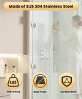 Brushed Nickel 90 Degree Glass Shower Door Hinge In SUS304 Stainless Steel Built To Last Rustproof And Corrosion Resistant