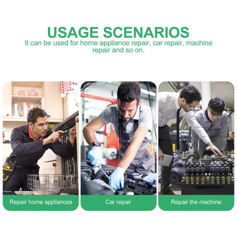 Usage scenarios for stainless steel internal tooth lock washers in home appliance, car, and machine repair settings.