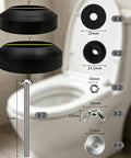Beefed Up Heavy Duty Toilet Tank To Bowl Repair Kit With Bolts Gaskets Washers And Nuts For Leak Proof Mounting Compatible With 2 Inch And 3 Inch Seals Replacement For Leaky Toilets. Parts shown with 83mm bolt