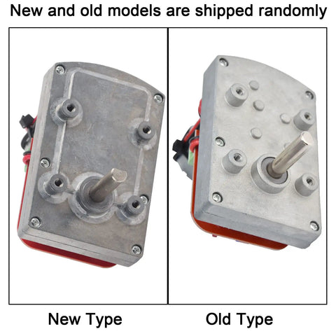 New and old models of robot servo motor with aluminum alloy body for high torque torsion steering gear digital control comparison