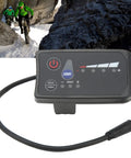 Real Time Bike Power Meter With LED Display And 5 Pin Interface, ABS Weatherproof Housing for cyclists on rocky terrain