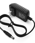 12V 2A Power Adapter For LED Strips And Small Electronics AC To DC Wall Plug With 2.1mm By 5.5mm Connector 8 Foot Cord