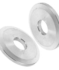 Pro Grade Table Saw Accessory With Flange Clamp Plate And Blade Stabilizer For Precise Cuts Quick Release Clamp DIY Friendly And Professional Woodworking Machinery Parts showing circular metal stabilizers