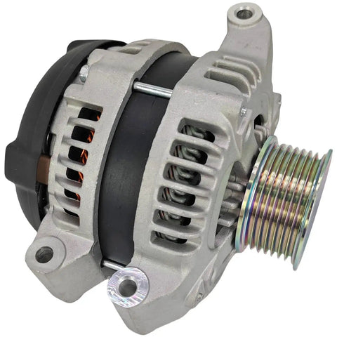 Alternator Replacement Kit For 2003 2007 Accord 2.4L L4 Direct Fit With 12V 105A Capacity CW Rotation 7 Groove Pulley Includes 2 Belts And 3 Bolts Replaces 31100 RAA A01 And 31100 RAAA01