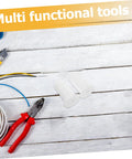 Stylish Silicone Wall Cable Plugs For Decor Hiding Messy Cords And A/C Sleeves Easy Install Kit Without Tools To Blend Seamlessly With Interior Walls In American Style Homes Today white silicone wall cable plugs with cords and pliers