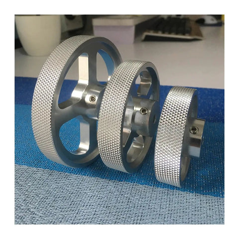 KVXJH Alloy Synchronous Encoder Wheel Measuring Wheel for Rotary Encoder Meter Counting Wheel Circumference with three sizes